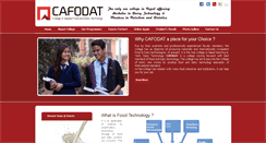 Desktop Screenshot of cafodat.edu.np